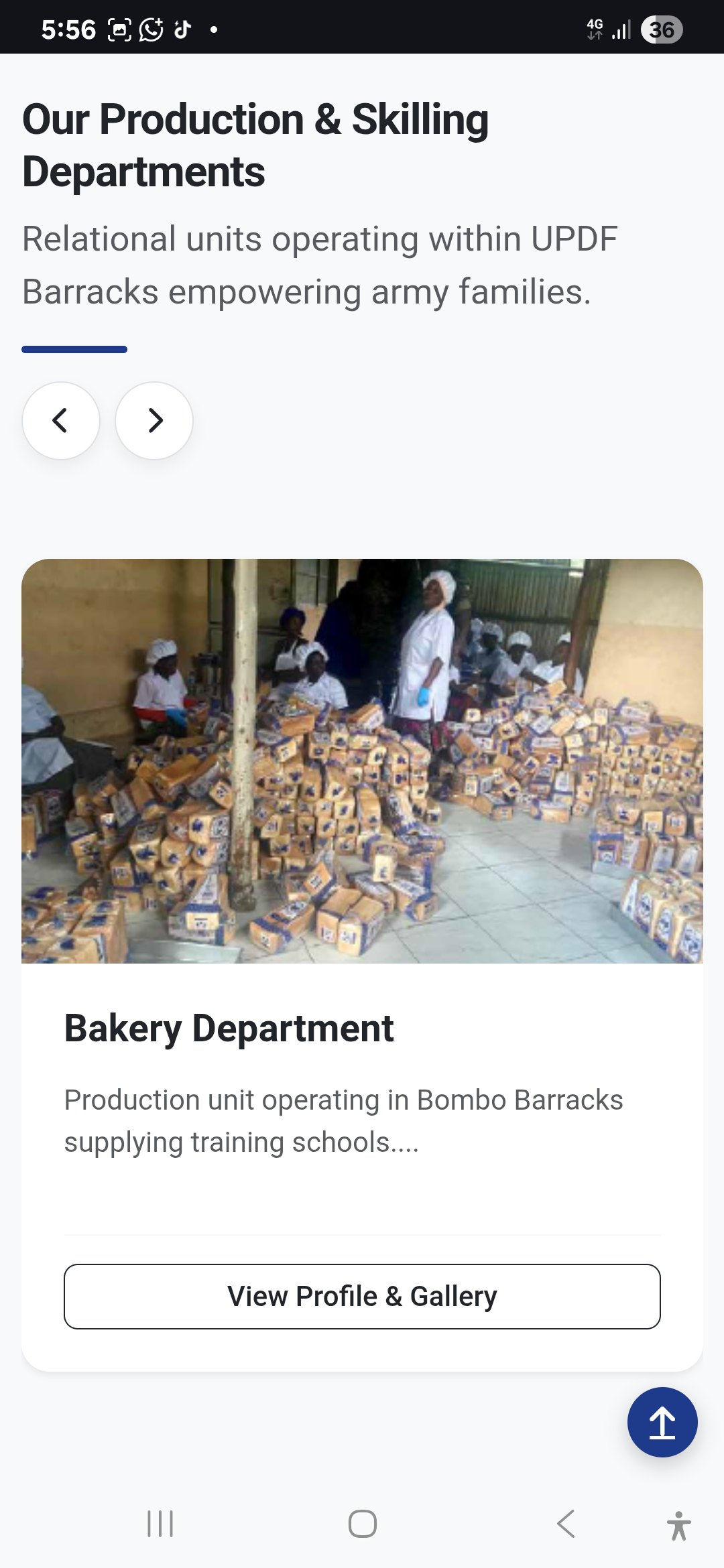Organisation web application image 3