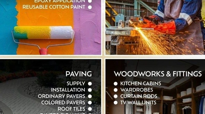 I will provide professional,  wood works craftsmanship, Metal fabrication, painting and decorating with quality craftsmanship