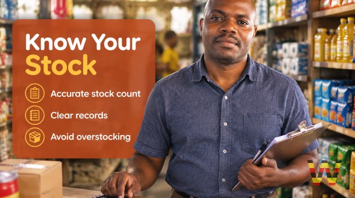 I will do stock control for your shop or store
