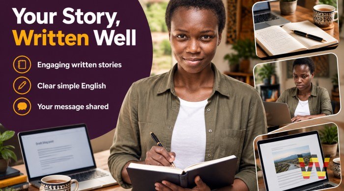 I will write blog posts that tell your business story