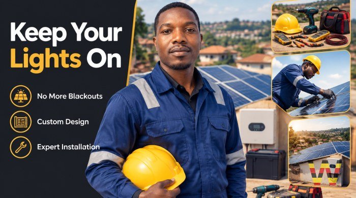 I will design and install solar power systems for homes and shops