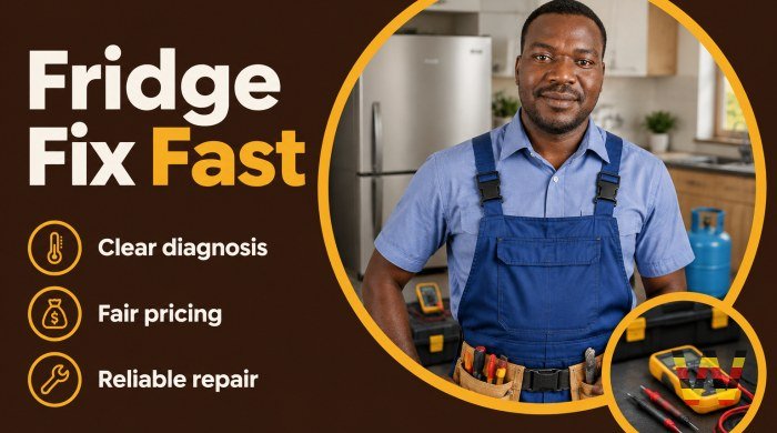 I will diagnose and repair faulty fridges and freezers