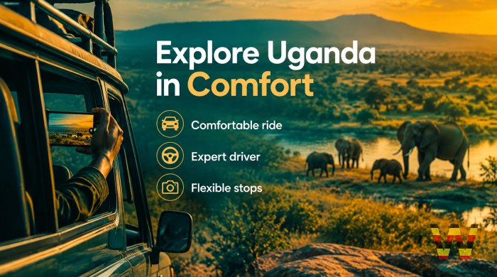 We will take you on a tourism trip around Uganda