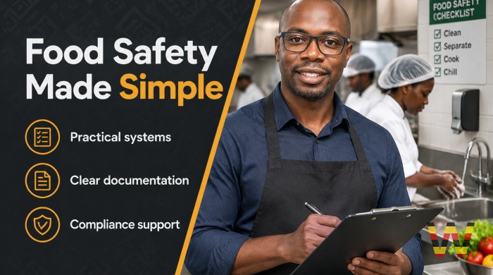 I will set up food safety systems for your shop or restaurant