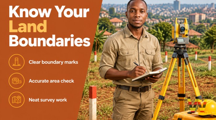 I will carry out a boundary opening survey for your land