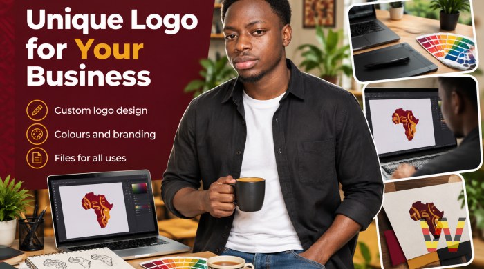 I will design a clean, unique logo for your business