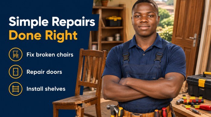 I will do any simple repair job at your home or shop