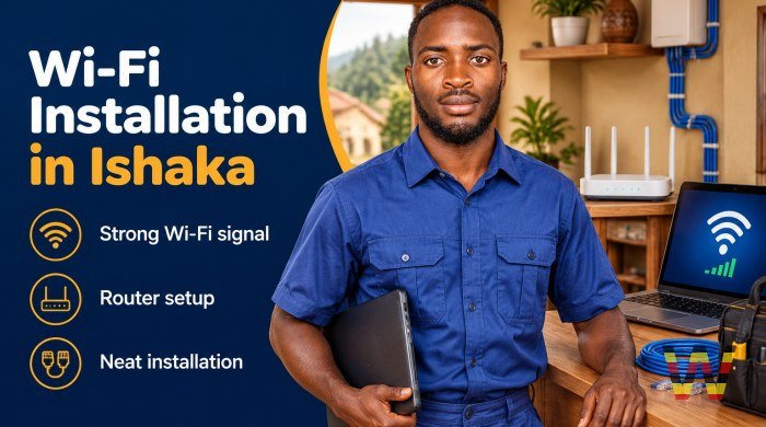 I will install and set up Wi-Fi for homes and shops
