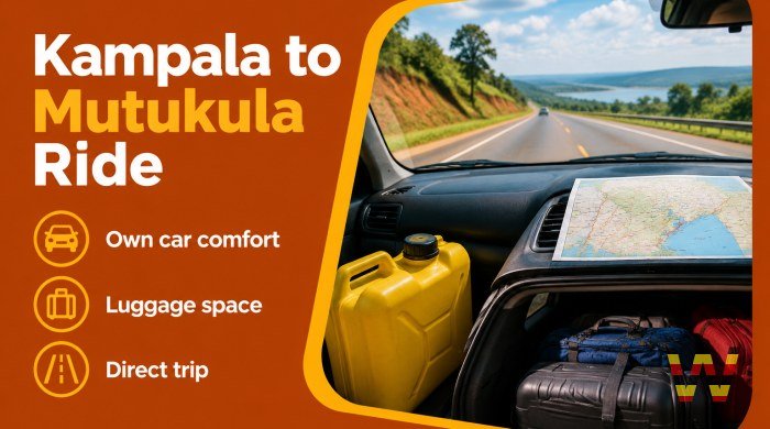 We will drive you from Kampala to Mutukula
