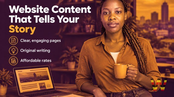 I will write website content for your small business