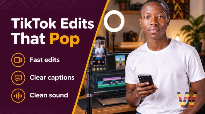 I will edit TikTok videos for shops and creators