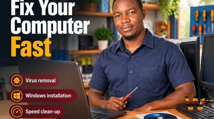 I will repair and service your laptop or desktop computer