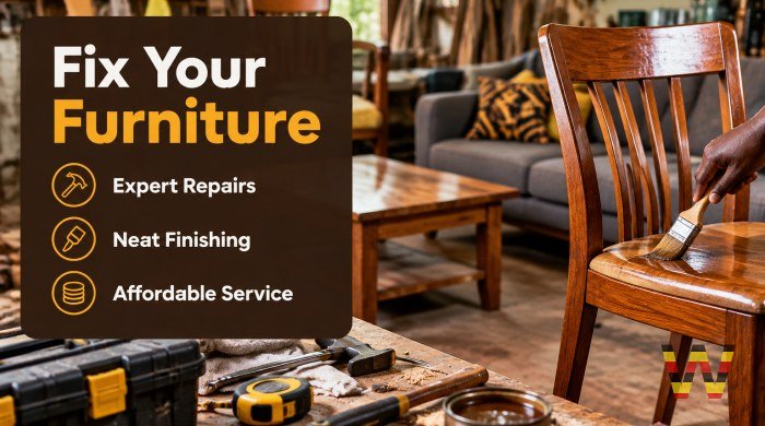We will repair and restore your old or broken furniture
