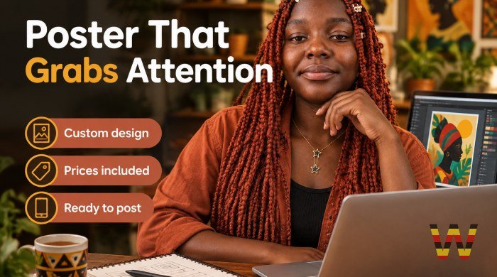 I will design a digital posters online and write personalized messages