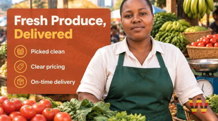 I will supply fresh produce to families and individuals